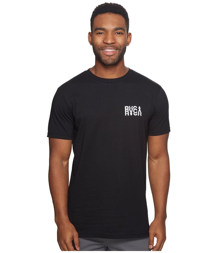 Rvca Disrupt Tee (black) Men's T Shirt