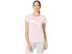 Puma Athletics Logo Tee (pale Pink) Women's T Shirt