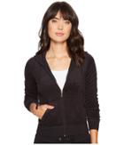 Juicy Couture Robertson Microterry Jacket (pitch Black) Women's Coat