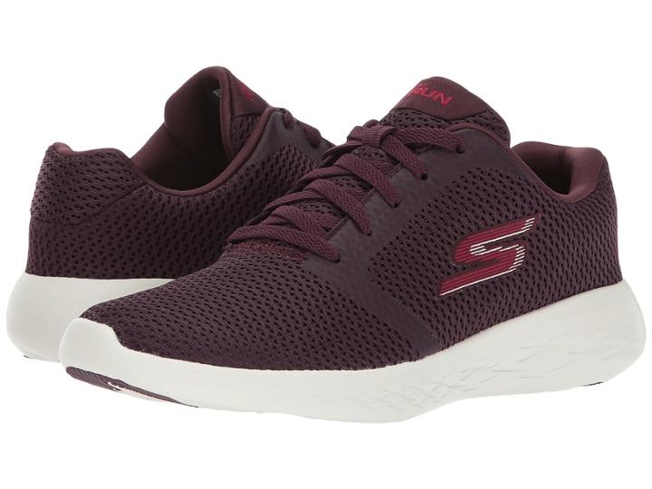 Skechers Go Run 600 (burgundy) Women's Running Shoes