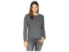 Vince Camuto Long Sleeve Front Lace Through Sweater (medium Heather Grey) Women's Sweater