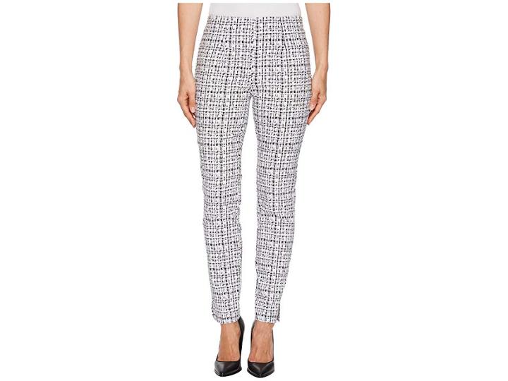 Tribal Stretch Printed Bengaline 28 Pull-on Ankle Pants (cement) Women's Casual Pants