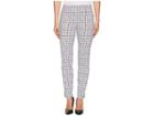 Tribal Stretch Printed Bengaline 28 Pull-on Ankle Pants (cement) Women's Casual Pants