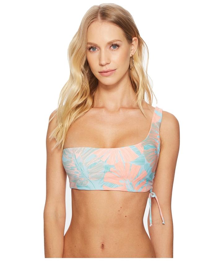 L*space Silver Lining Top (bungalow Palm) Women's Swimwear