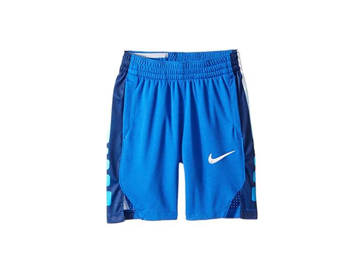 Nike Kids Dry Elite Basketball Short (little Kids/big Kids) (game Royal/white/white) Boy's Shorts