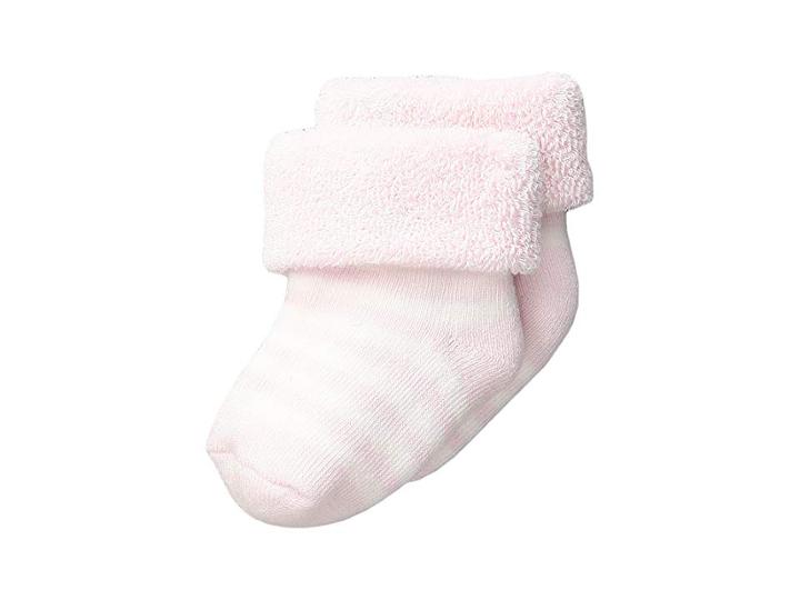 Falke Erstlingsringel (infant) (powder Rose) Crew Cut Socks Shoes