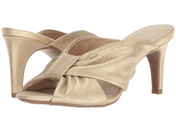 Aerosoles Street Lamp (gold Leather) Women's  Shoes