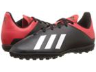 Adidas Kids X 18.4 Tf Soccer (little Kid/big Kid) (black/off-white/active Red) Kids Shoes
