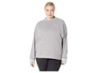 Nike Thermasphere Element Top (sizes 1x-3x) (gunsmoke/heather) Women's Long Sleeve Pullover