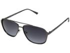 Guess Gf0184 (satin Gunmetal/smoke Gradient Lenses) Fashion Sunglasses