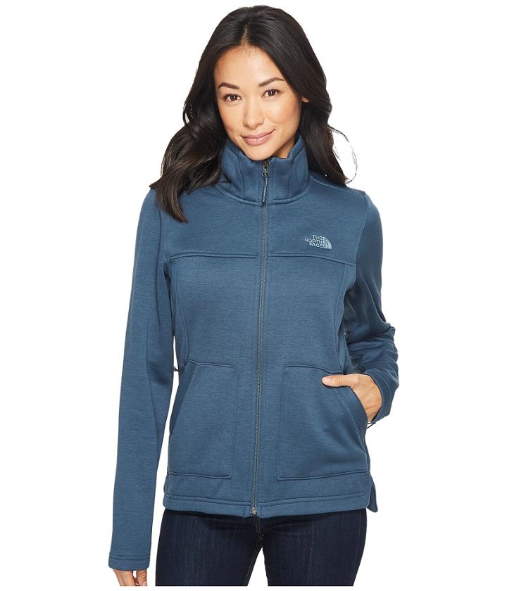 The North Face Wakerly Full Zip (ink Blue) Women's Coat