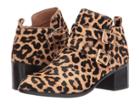 Franco Sarto Raina (camel Leopard Pony Hair) Women's Zip Boots
