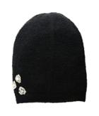Echo Design Star Pin Hat (black) Knit Hats
