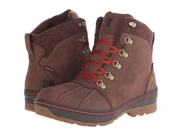 The North Face Ballard Duck Boot (butter Rum Brown/brick House Red (prior Season)) Men's Hiking Boots