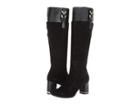 Calvin Klein Candace (black Kid Suede/cow Silk) Women's Shoes