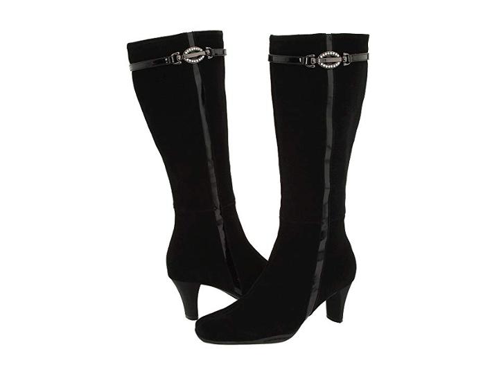 Santana Belinda (black Suede) Women's Waterproof Boots