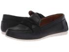 Frye Sedona Seam Moc (black Waxed Pull Up) Women's Moccasin Shoes