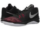 Nike Zoom Evidence Ii (black/metallic Silver/university Red) Men's Basketball Shoes
