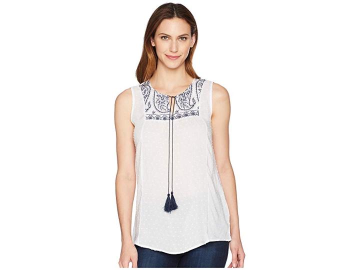 Wrangler Western Fashion Shirt (ivory) Women's Clothing