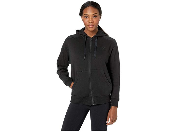 Reebok Classics Full Zip Hoodie (black) Women's Sweatshirt