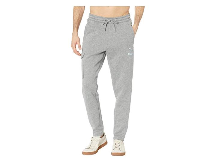 Puma Classics Pocket Pants Oh (medium Grey Heather) Men's Casual Pants
