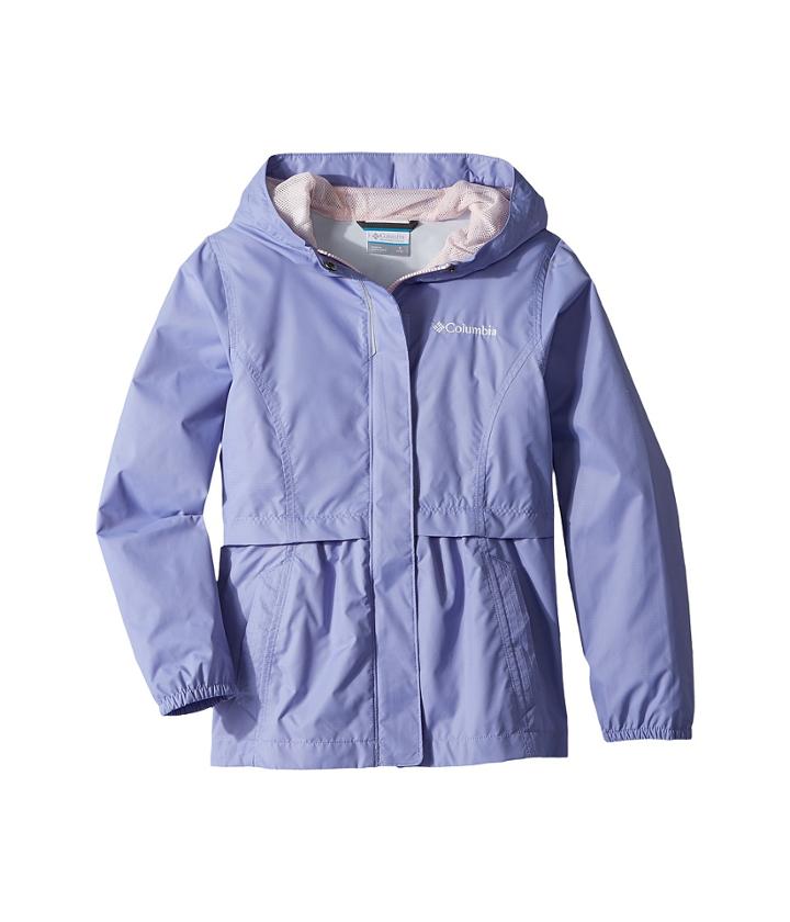 Columbia Kids Pardon My Trench Rain Jacket (little Kids/big Kids) (fiarytale/whitened Pink) Girl's Coat