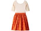 Fiveloaves Twofish Wanderlust Dress (big Kids) (clementine) Girl's Dress