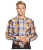 Cinch Modern Fit Western Plaid (multicolored) Men's Clothing