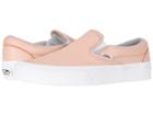 Vans Classic Slip-ontm ((leather) Oxford/evening Sand) Skate Shoes
