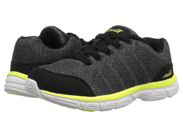 Avia Kids Avi-rift (little Kid/big Kid) (black/highlighter Lime) Kid's Shoes