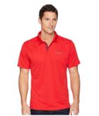 Columbia Utilizer Polo (red Spark/elderberry/red Element) Men's Short Sleeve Knit
