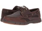 Sebago Clovehitch Lite (dark Brown Leather) Men's Shoes