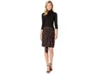 Kenneth Cole New York Ponte/tartan Dress (road Plaid Black) Women's Dress