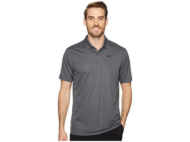 Nike Golf Dri-fittm Victory Polo (dark Grey/black) Men's Clothing