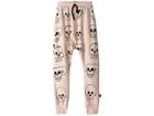 Nununu Skull Robot Baggy Pants (little Kids/big Kids) (powder Pink) Girl's Casual Pants