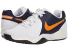Nike Air Zoom Resistance (white/orange Peel/blackened Blue/phantom) Men's Tennis Shoes