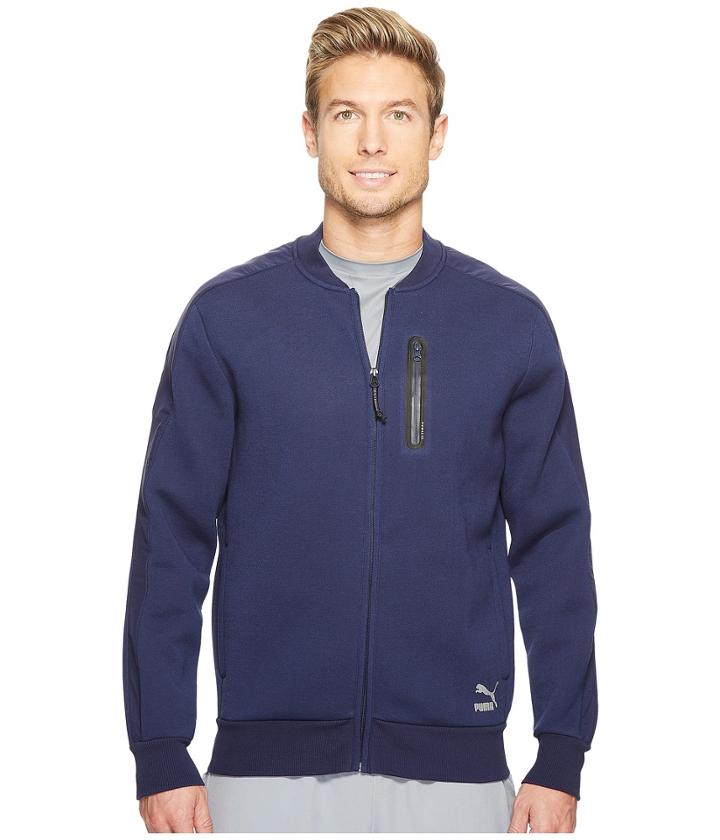 Puma Evo T7 Sweat Jacket (peacoat) Men's Clothing