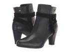 Hush Puppies Meaghan Bow Boot (black Leather) Women's Pull-on Boots