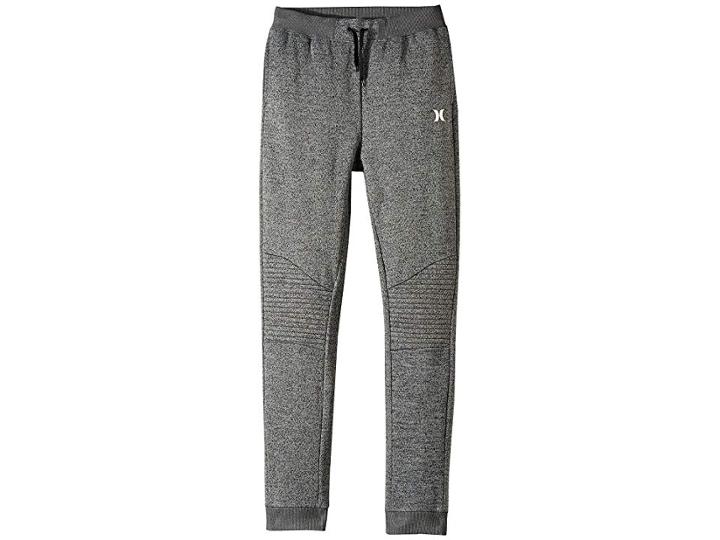 Hurley Kids Therma Fit Pants (big Kids) (black Heather) Boy's Casual Pants
