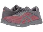 Asics Fuzex Rush Cm (carbon/carbon/flash Coral) Women's Running Shoes