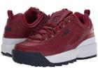 Fila Disruptor Ii Premium (biking Red/fila Navy/fila Red) Men's Shoes