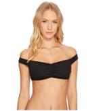 L*space Pucker Up Ziggy Top (black) Women's Swimwear