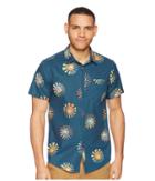 Billabong Sunday Floral Short Sleeve Shirt (navy) Men's Short Sleeve Button Up