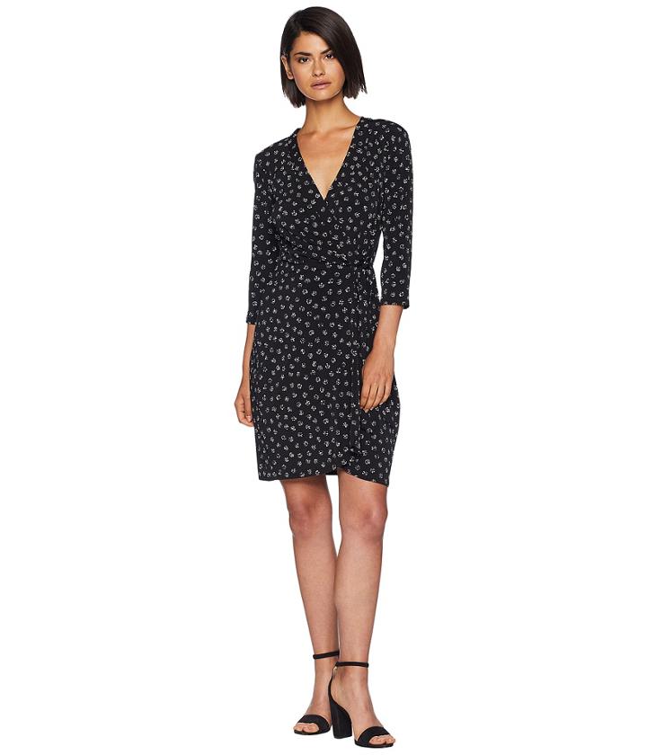 Bcbgmaxazria Adele Knit City Dress (black/combo) Women's Dress