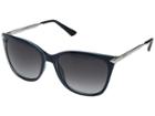 Guess Gu7483 (shiny Blue/smoke Gradient) Fashion Sunglasses