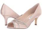 Nina Manon (taupe Satin/beige Glitter) High Heels