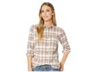 Royal Robbins Thermotech Flannel (light Taupe) Women's Long Sleeve Button Up