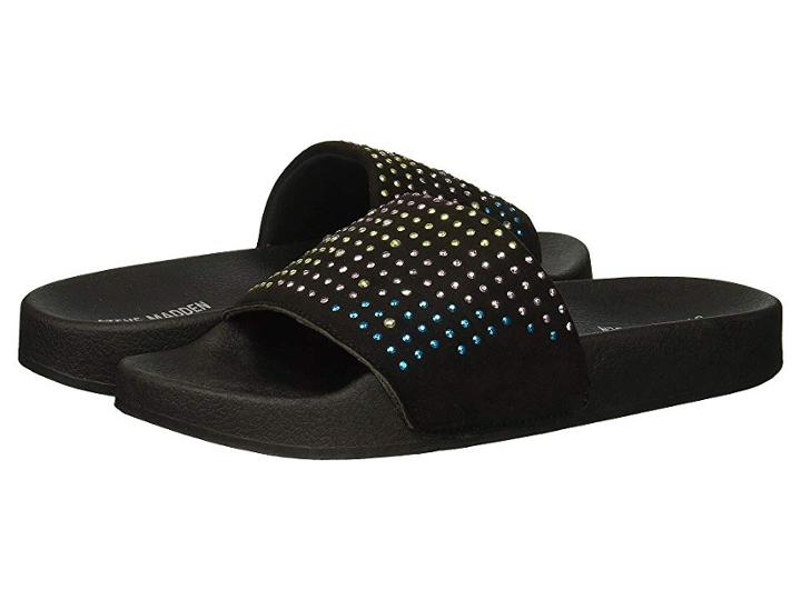 Steve Madden Kids Jbrites (little Kid/big Kid) (black Multi) Girls Shoes