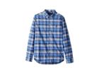 Polo Ralph Lauren Kids Performance Poplin Shirt (big Kids) (blue/white Multi) Boy's Long Sleeve Button Up