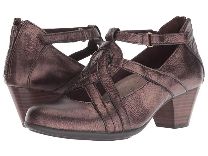 Earth Virtue (bronze Santos Medium Tipping Metallic Leather) Women's Shoes